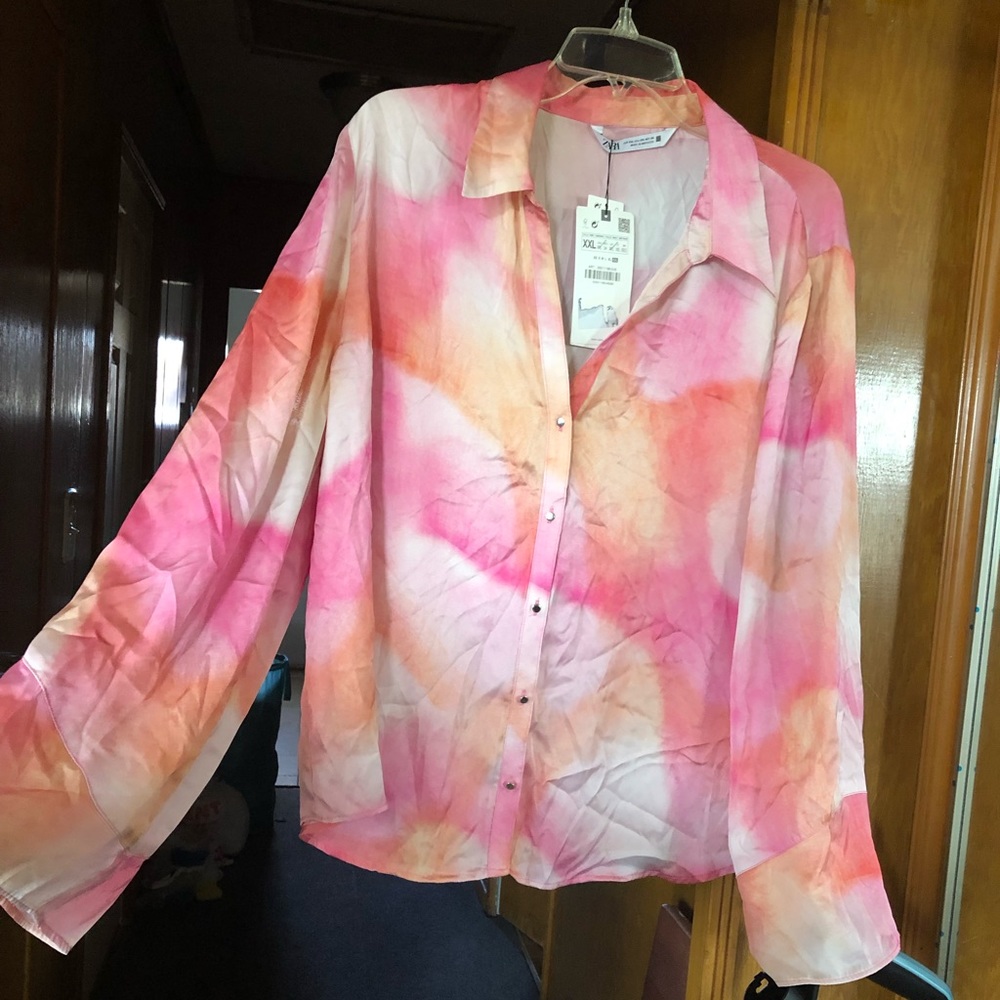 Zara Satin blouse